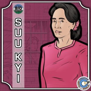 Aung San Suu Kyi Coloring Page_Cover