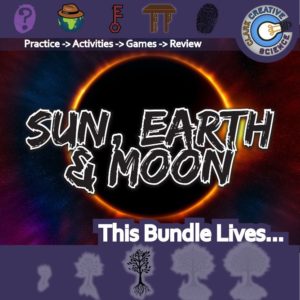 Bundle-Astronomy Earth Sun and Moon_Variables & Expressions