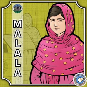 Malala Yousafzai Coloring Page_Cover
