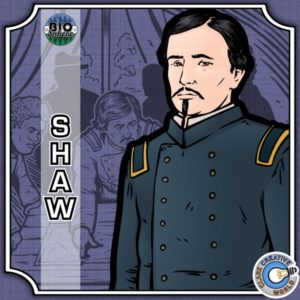 Robert Gould Shaw Coloring Page_Cover