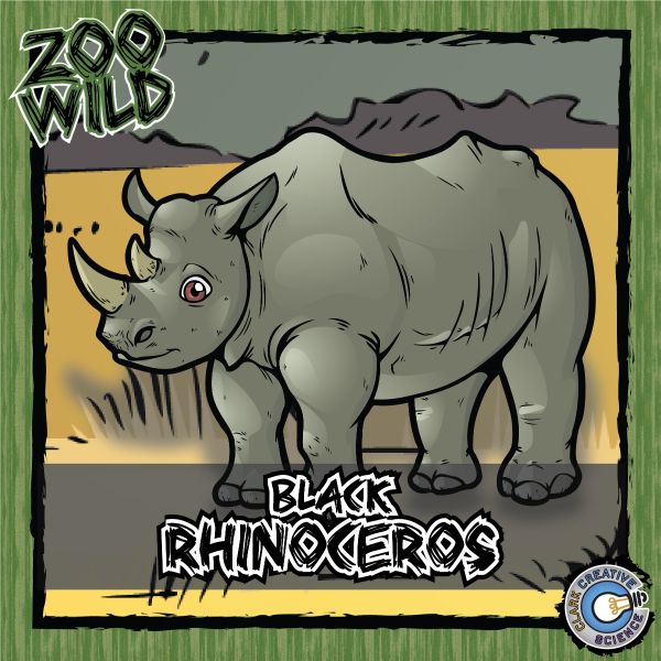 Black Rhinoceros – Zoo Wild_Cover