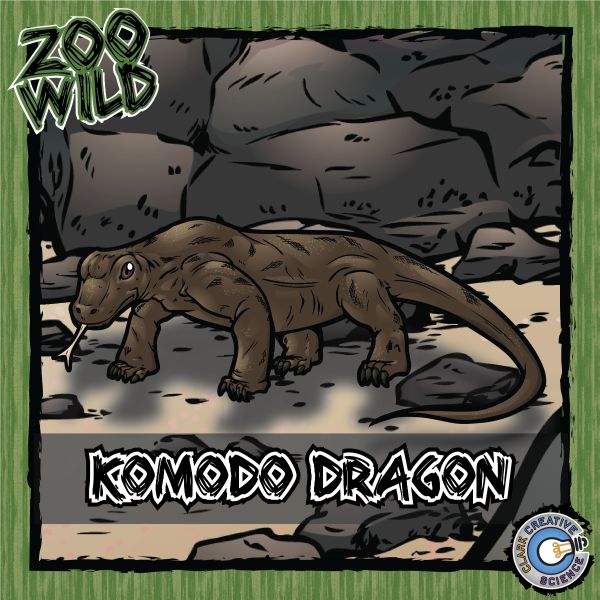 Komodo Dragon – Zoo Wild_Cover