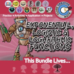 BundleCovers-Algebra 2 Pre-Calc_Exponential, Logistic & Logarithmic Functions