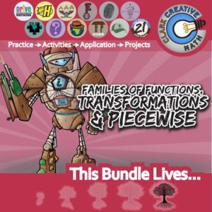 BundleCovers-Algebra 2 Pre-Calc_Families of Functions, Transformations & Piecewise