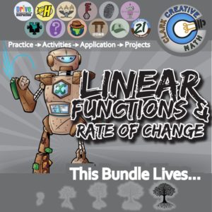 BundleCovers-Algebra_Linear Functions & Rate of Change