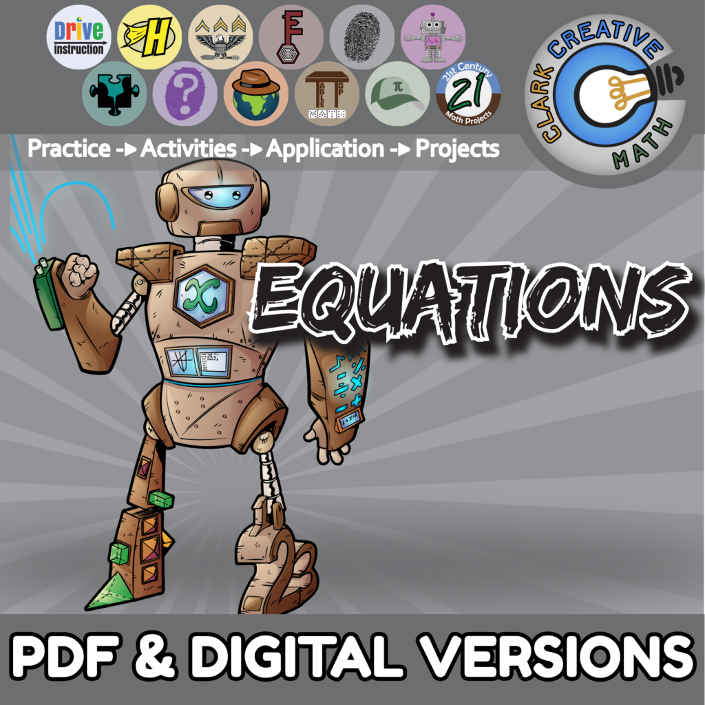 Equations Unit Bundle - Clark Creative Education