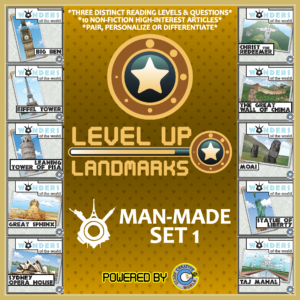 Level Up Reading - Man-Made Landmarks Bundle