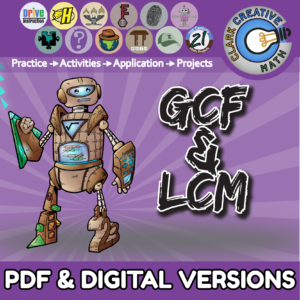 GCF & LCM Unit Bundle