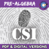 CSI - Pre-Algebra Bundle