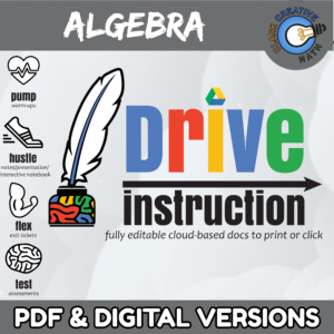 Drive Math - Algebra Bundle