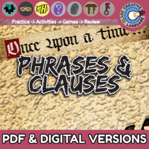 Phrases & Clauses Unit Bundle