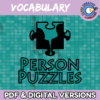 Person Puzzle - Vocabulary Bundle