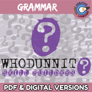 Whodunnit - Grammar Bundle