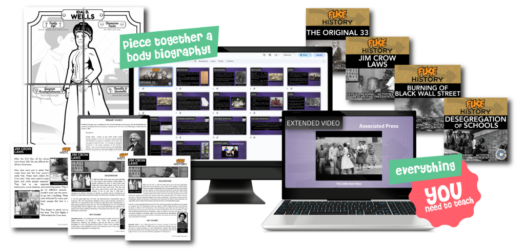 Black history biography reading activities