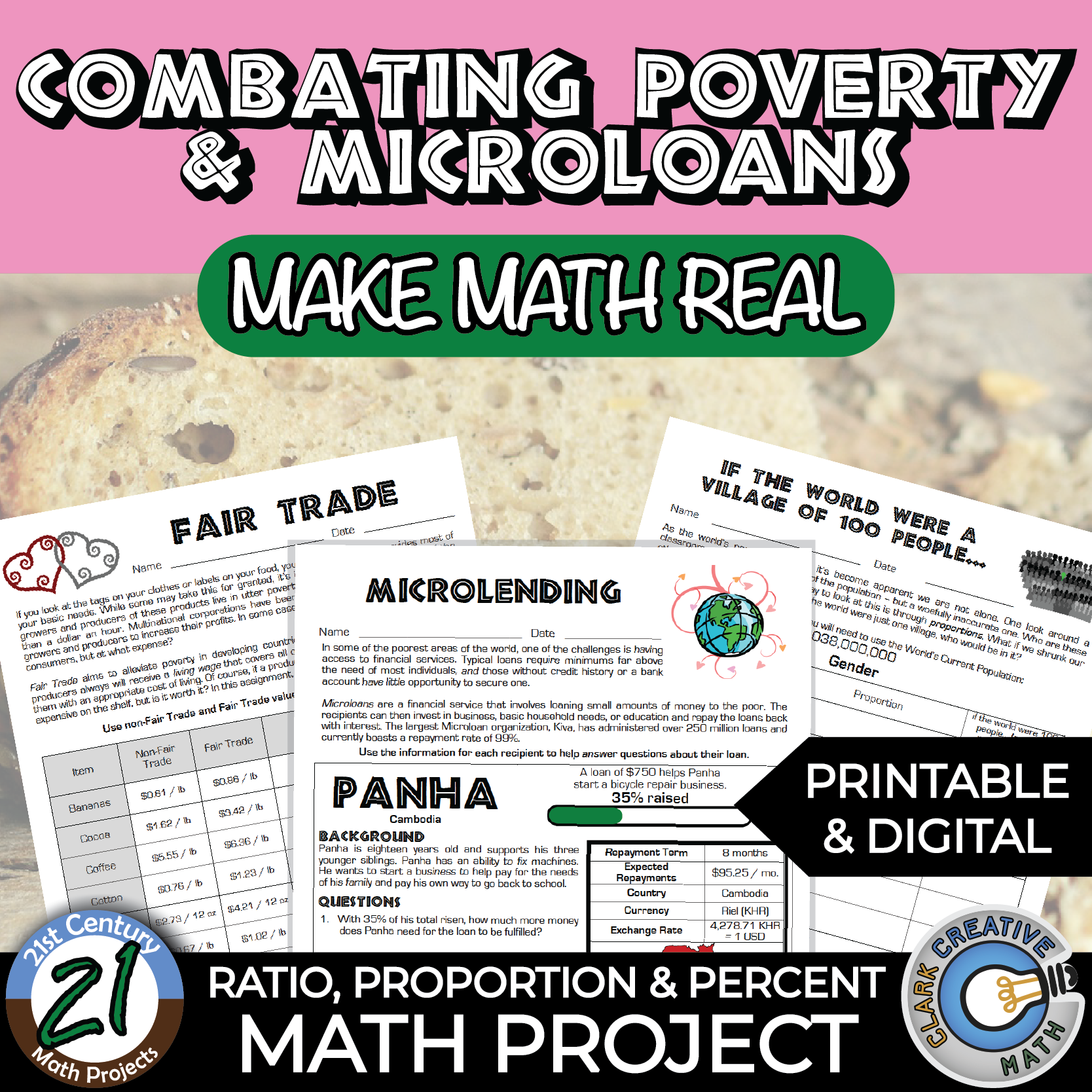 combating poverty microloans international math project